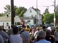 dennis kucinich street rally for all the great volunteers