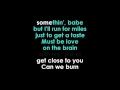 Rihanna Love on the Brain lyrics Karaoke