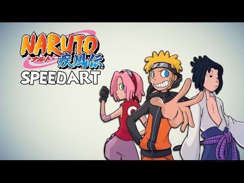 NARUTO SHIPPUDEN | SPEED ART con @Edd00chan
