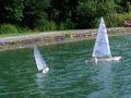 RC Laser sailing with MicroMagic on Maschsee