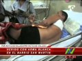 Pintor fue herido con arma blanca en el barrio San Martín de Valledupar