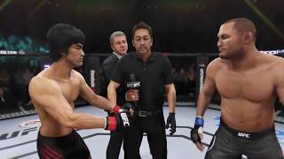 Bruce Lee vs. Dan Henderson (EA Sports UFC 3) - CPU vs. CPU