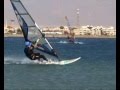 crazy 70 years old windsurfer