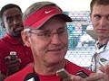 Coach Tressel at day one of fall practice (08/04/2008)