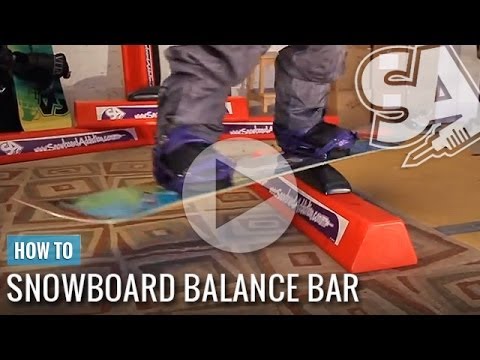 how to practice snowboarding at home