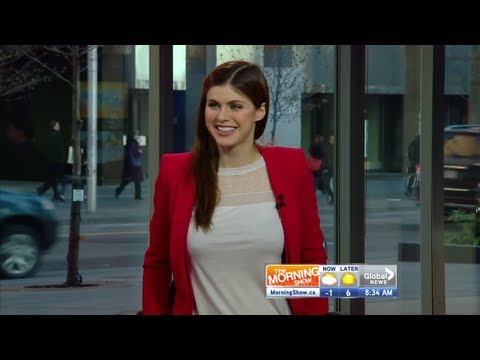 Alexandra Daddario - Thu, Dec 13: Alexandra Daddario visits The Morning Show to preview the scary new flick Texas Chainsaw 3D. For more info, please go to http://www.globalnews.ca.