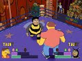 Simpsons Wrestling, PSX, New Challenger Circuit Barney vs Bumble Bee man, First Two Rounds