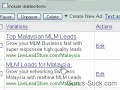 Split testing landing pages with Google Adwords