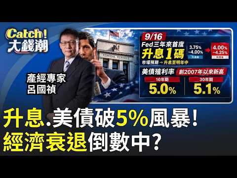 高利率風暴才剛開始?"美債5%肥肉"藏經濟衰退危機?│20260922│Catch大錢潮 feat. 呂國禎
