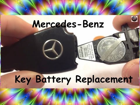 how to replace mercedes key battery