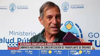 HÉCTOR MANCA TRANSPLANTADO DE HÍGADO HACE 22 AÑOS