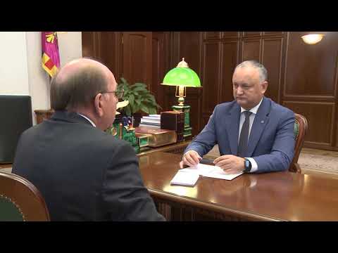 Președintele Republicii Moldova a avut o întrevedere cu ambasadorul Federației Ruse