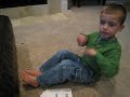 Trevor Opening Gifts (10/1/09)