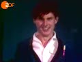 long before the school disco revival craze in britain, markus offered the spectacle of a grown man in a school blazer and short pants. here he performs �ich will spa߫ on the second network of german public television back in 1982.