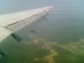 Landing at Cochin International Airport, India