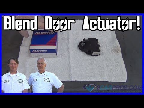 how to test gm blend door actuator