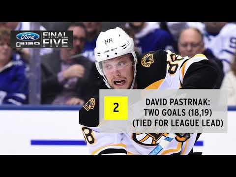 Video: Ford Final Five: Pastrnak's Two Goals Not Enough As Leafs Top B's