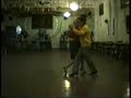 Bailan en Sin Rumbo en Agosto de 1989.La Rusita bailando con el recordado milonguero Oscar 