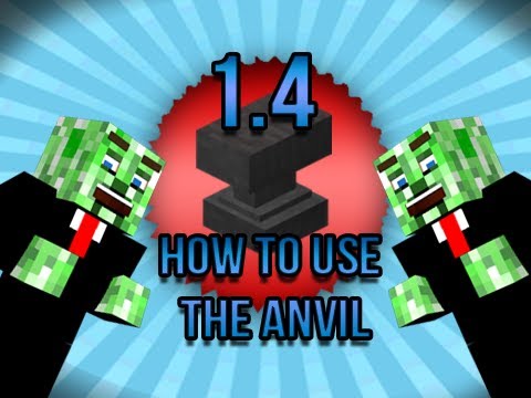how to use the anvil in minecraft