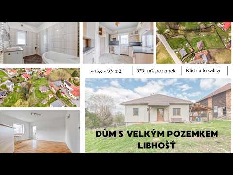 Video Rodinný dům s velkým pozemkem v Libhošti 