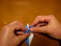 origami crane of two colors 2 origami crane of two colors 2