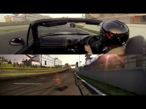 atdlimited - A lap of the Indy circuit at Brands Hatch in a Mazda MX-5 Comparison with Need for Speed Shift 2 Unleashed.