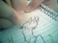 Drawing Flamedramon