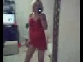 me playin around...red lingerie...ivy queen yo quiero bailar