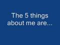 Youtube Tag Video #1: 5 Things about me