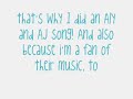 Danielle singing Something More by Aly and Aj