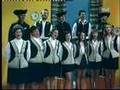 Népdalkör 1975-ből. Circulo de cantos folkloric hungare.