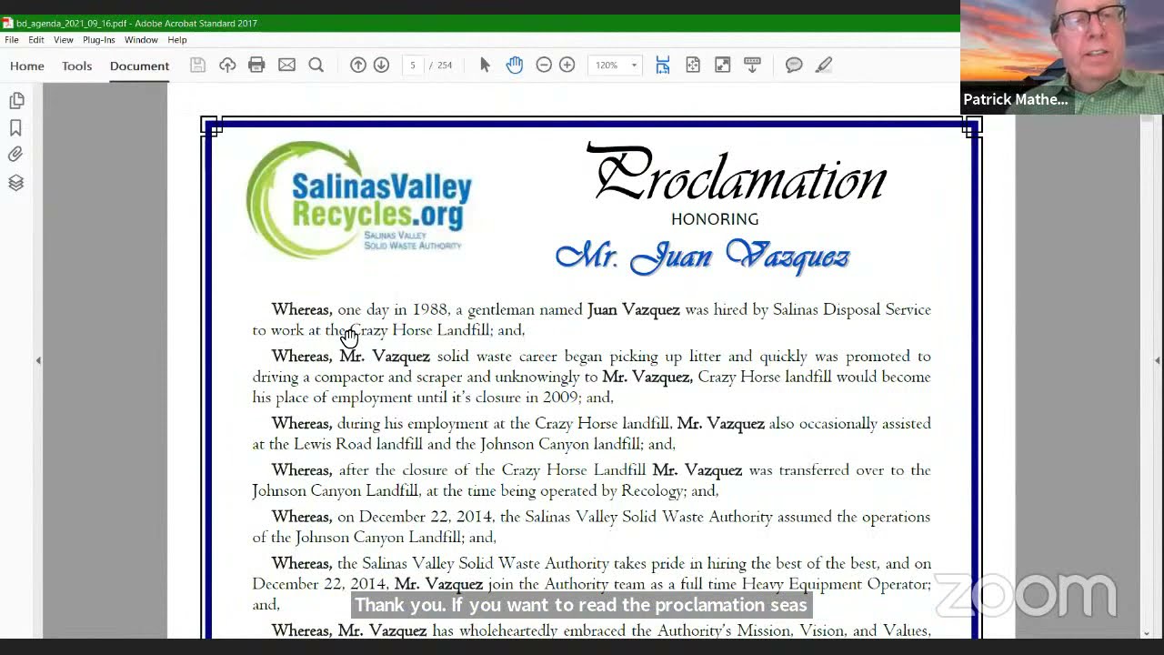 Board of Directors Meeting 09.16.21