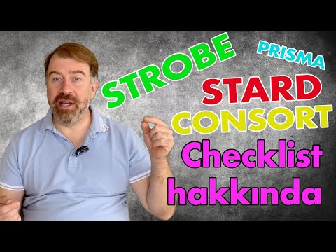 Checklist klavuzlar� - STROBE - PRISMA - CONSORT - STARD