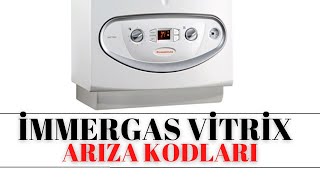 İmmergas vitrix kombi arıza kodları ve çözüm