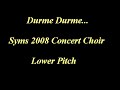 Durme Durme -- Syms 2008 Durme Durme -- Syms 2008