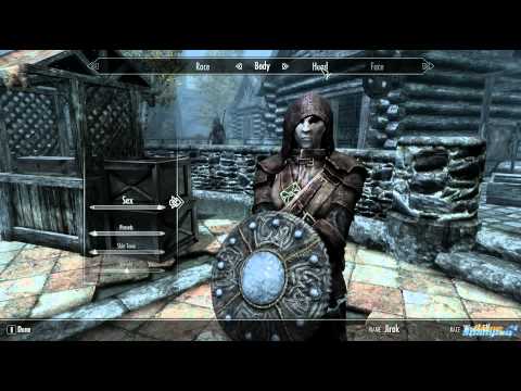 how to change your character in skyrim