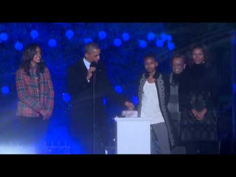 Raw: Obama Lights National Christmas Tree