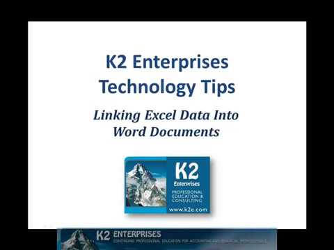 how to attach excel in a word document
