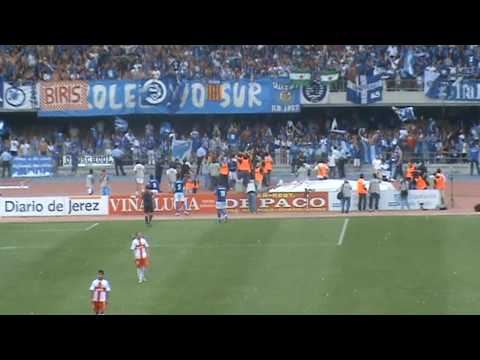Gol del ascenso del Xerez en el Municipal de Chap&iacute;n