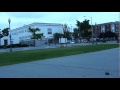 Two white strobes (one on the belly of the fuselage one on the tail) A solid red on the left A solid green on the right. The light kit plugs right into the batt/bind port on the receiver.