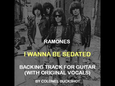 Ramones - I Wanna Be Sedated (con voz) Backing Track