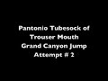 Pantonio from Trouser Mouth trying to ride a bike