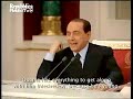 Berlusconi Obama Suntanned - English Subtitles