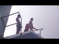 Grae & Byron Pullen jump from 7.5 meter platform