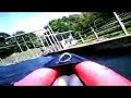 Mit Sevylor K1 River auf den Eiskanal