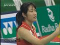 Badminton 2008 India Open - WS SF - Zhou Mi vs E Hirose 1/6