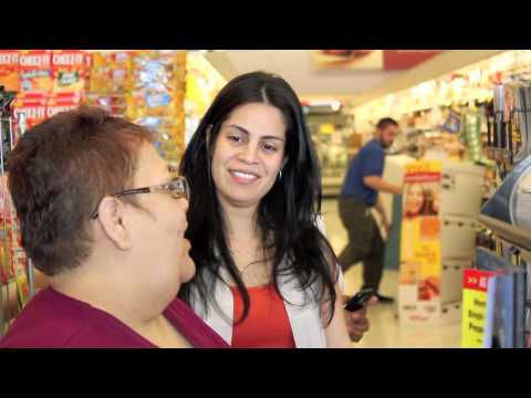 Parents go shopping with the chef