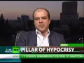 RT @harryfear: My latest appearance on CrossTalk http://t.co/rYK695F4 #GazaUnderAttack