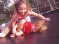 Brother and Sister Wrestling