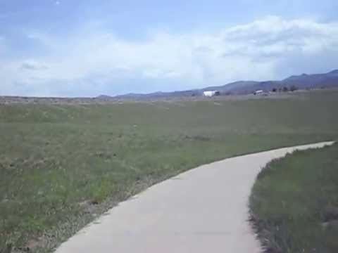 A bicycle ride down Mount Carbon at Bear Creek Lake Park in Lakewood, Colorado
